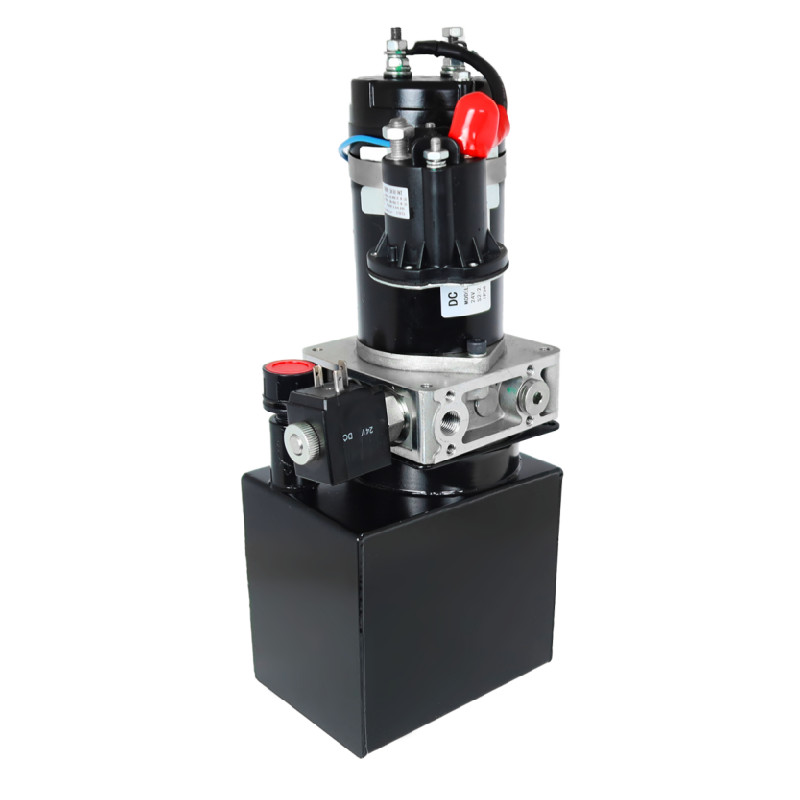 DC 24V 0.8Kw 2 Hp Hydraulic Pump Unit For Trailer