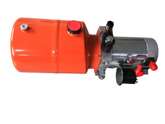 Kompaktowy agregat hydrauliczny DC 6L ze stalowym zbiornikiem DC do przyczepy wywrotki